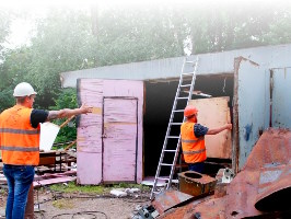 Демонтаж гаража Дальнегорск